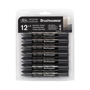 Set 12+1 markere Winsor & Newton Brushmarker