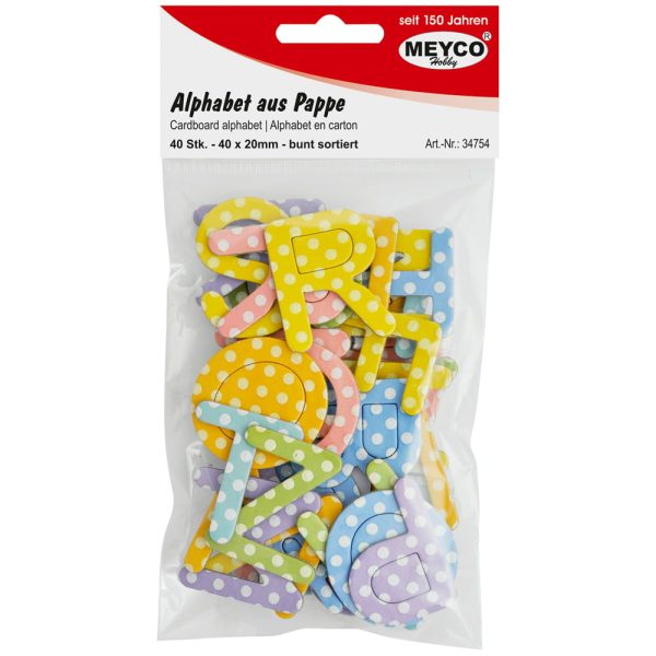Alfabetul cartonat Meyco 34754