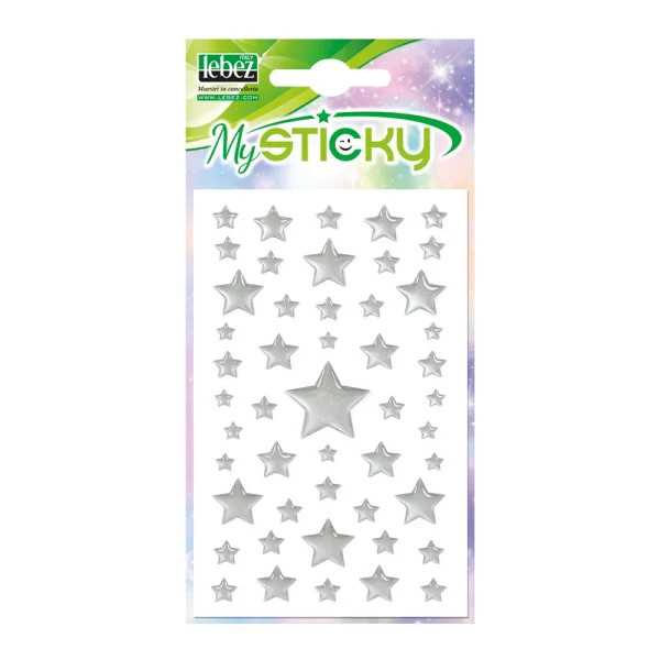 Autocolante steluțe gumate MySTICKY Lebez 80549
