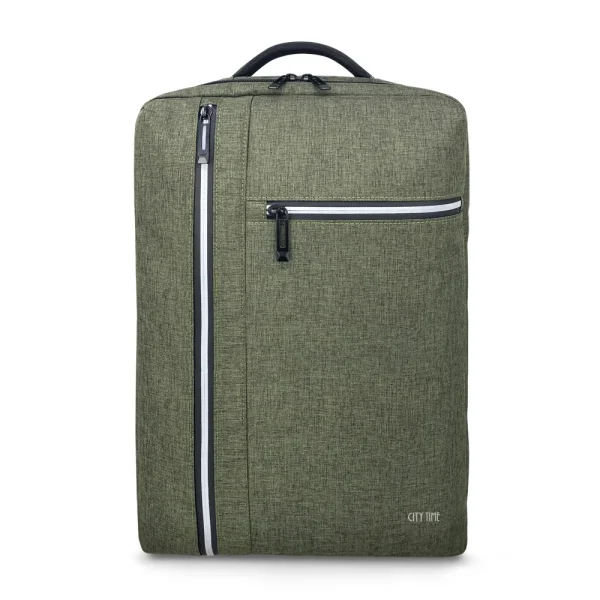 Rucsac olive melange FUSION City Time Lebez 81700