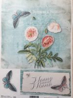 Carte postala - Hartie de orez Floral ITD | 10 modele