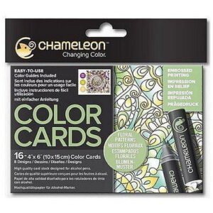 Carte de colorat Chameleon 16 cartoane 10x15cm