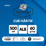 Cub hârtie albă in folie Paperazzi 2800006