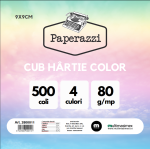 Cub hârtie colorata in folie Paperazzi 2800011