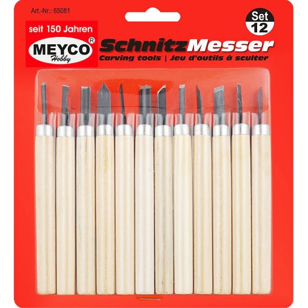 Meyco Set 12 dalti mici pentru sculptat 65081