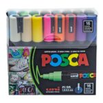 Set 16 culori markere UniBall Posca PC-5M