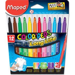 Set carioci colorate Long Life Maped Color Peps