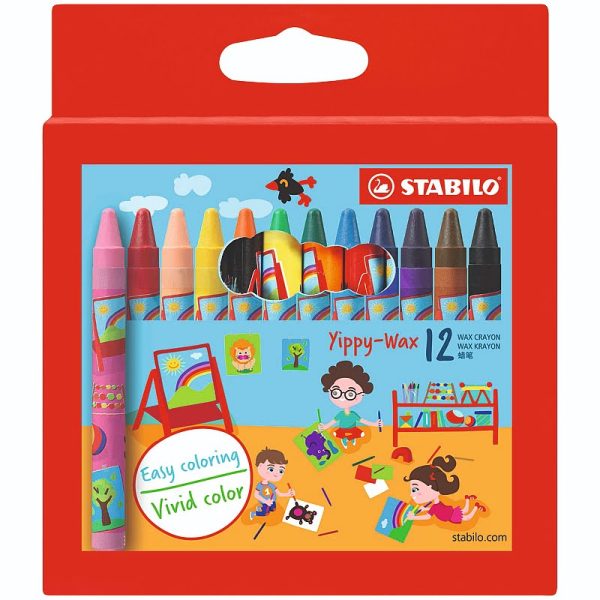 Stabilo Creioane Cerate Yippy-Wax