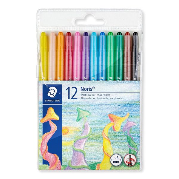 Staedtler Creioane Cerate Twister set 12 culori