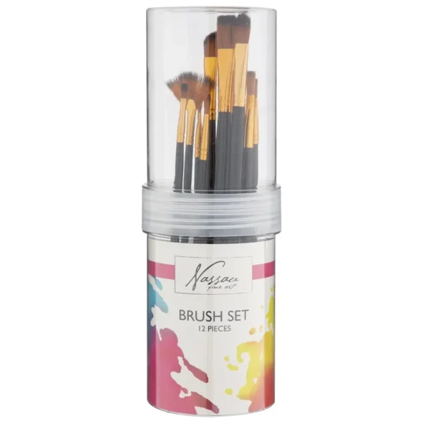 Set 12 pensule profesionale cu suport Art Sensations AR0827