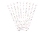 Set 10 paie din hartie inimi PartyDeco SPP7M