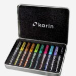 Set brush markere metalice Karin 28Z1