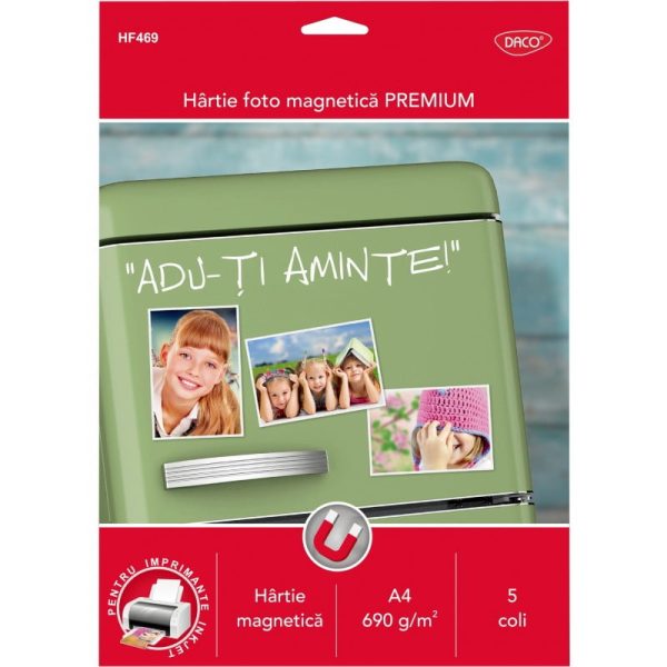 Daco - Hârtie foto magnetică 690g A4 5 coli