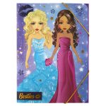 Dosar plastic cu elastic Besties Moxy 140037