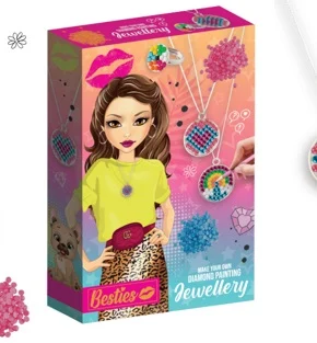 Pictură cu diamante set bijuterii Besties Moxy 140041