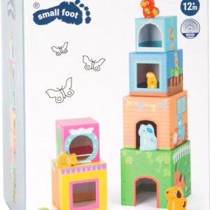 Cuburi stivuibile cu animale Small foot 10044