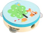 Tamburină Little Fox din lemn Small foot 10721