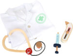 Set de jucării cu halat de Doctor Small foot 12225