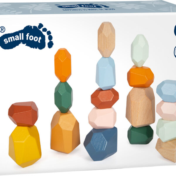 Blocuri de Echilibru din Lemn "Safari" Small foot 12226