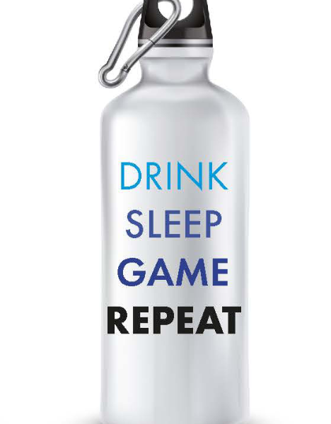 Termos aluminiu 500ml drink sleep game repeat Marpimar 21BB05