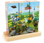 Ritter Rost Puzzle cu Cuburi din lemn Small foot 5825