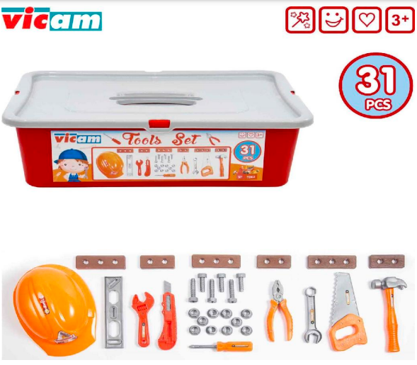 Unelte pentru muncitori set 31 piese Vicam 78