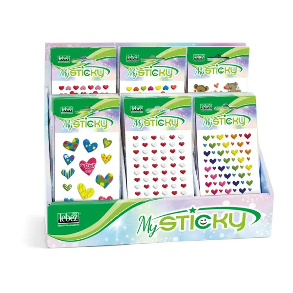 Stickere 3D inimi MySticky Lebez A917