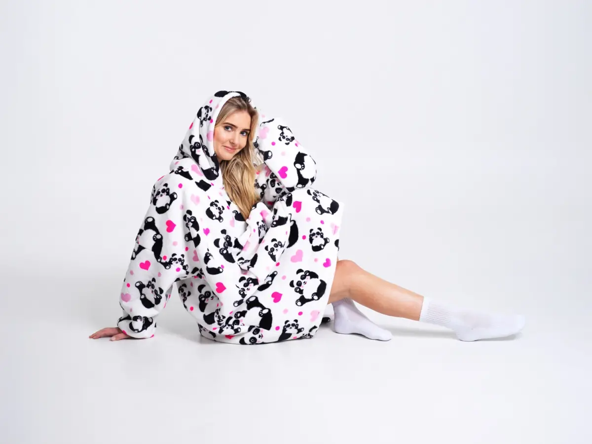 Cuddle Hoodie XL Panda Noxxiez CH354