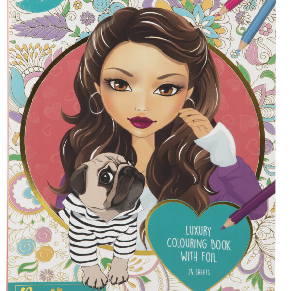 Carte de colorat și culori Luxury Besties Moxy 140033