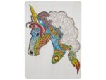 Puzzle din lemn cu unicorn Grafix 400086