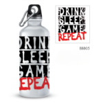 Termos aluminiu 500ml Drink sleep game repeat Marpimar BBB05