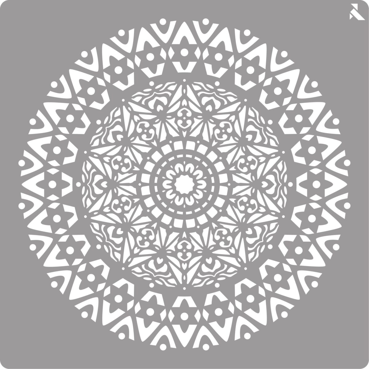 Șablon Mandala 40 x 40 cm ST-06 La Pajarita LPA010806C