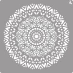 Șablon Mandala 40 x 40 cm ST-06 La Pajarita LPA010806C