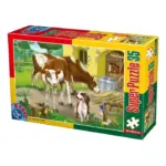 Super Puzzle Animale 35 piese D-Toys 60198