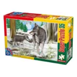 Super Puzzle Animale 35 piese D-Toys 60198