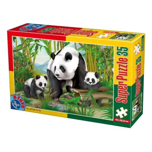 Super Puzzle Animale 35 piese D-Toys 60198