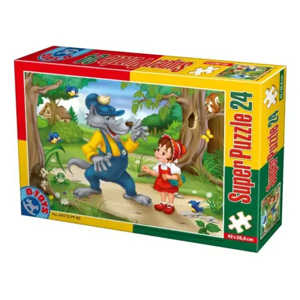 Puzzle 24 piese copii din Basme D-Toys 60372