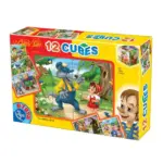 Cuburi puzzle – Scene din basme – 12 piese D-Toys 60969