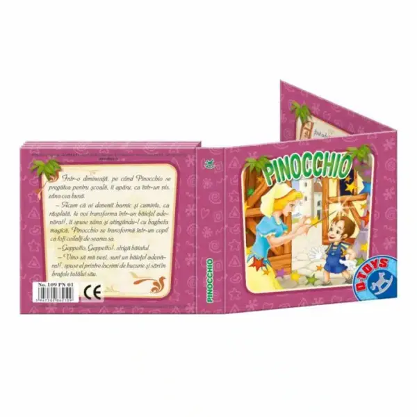 Carte Pliantă Basme – Pinocchio D-Toys 62109