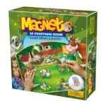 Joc magnetic Scene cu animale domestice și sălbatice – Joc educativ D-Toys 63670