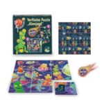 Aventura spațială joc și puzzle 2 în 1 Trendhaus 958631