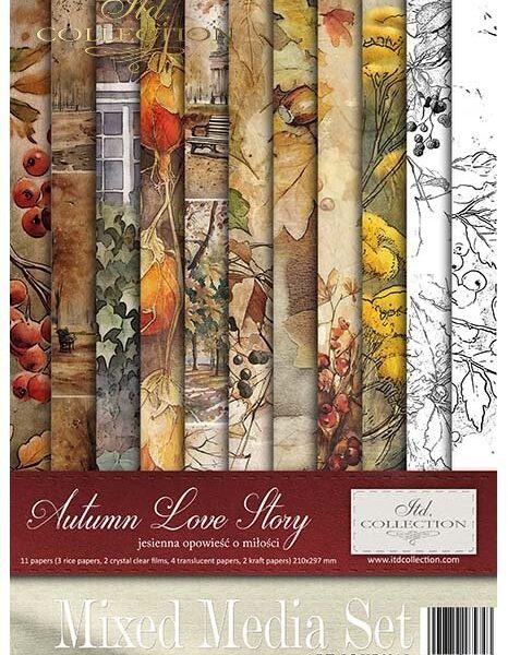 Set creativ hârtie de orez Autumn Love Story ITD MS038