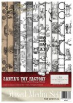 Kit creativ hârtie Santa's Toy Factory ITD MS005