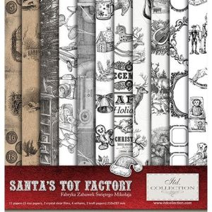 Kit creativ hârtie Santa's Toy Factory ITD MS005