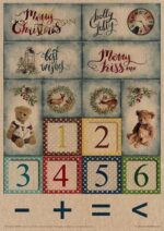 Kit creativ hârtie Wonderful Christmas Time ITD MS008