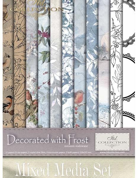 Kit creativ hârtie Decorate with Frost ITD MS009