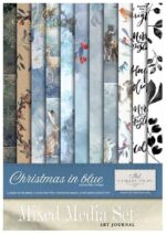 Kit creativ hârtie Christmas in blue ITD MS010