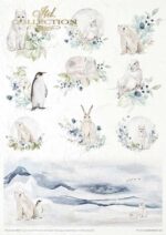 Kit creativ hârtie The world of ice porcelain ITD MS011