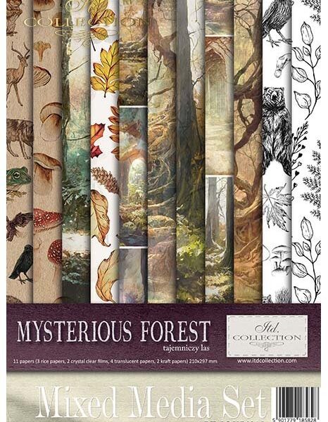 Set creativ hârtie de orez Mysterious Forest ITD MS039