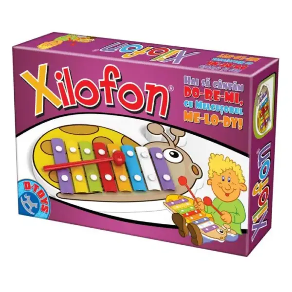 Xilofon metalic Melcusor D-Toys 68101